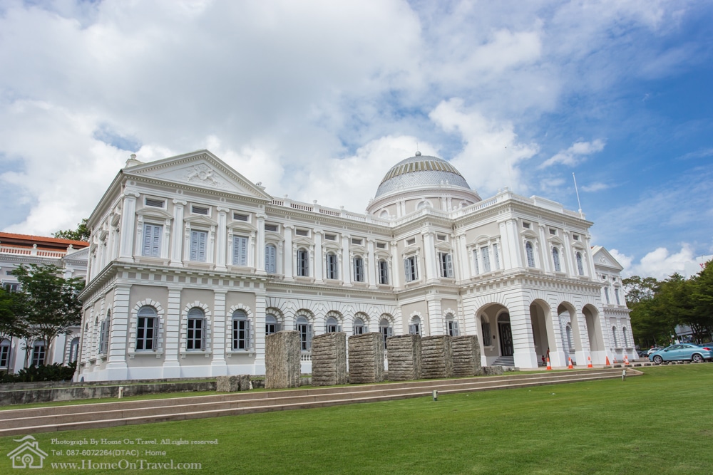 Home On Travel - National Museum of Singapore with blue sky