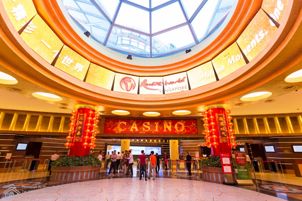 Home On Travel - Interior hall at the casino at Resorts World Sentosa