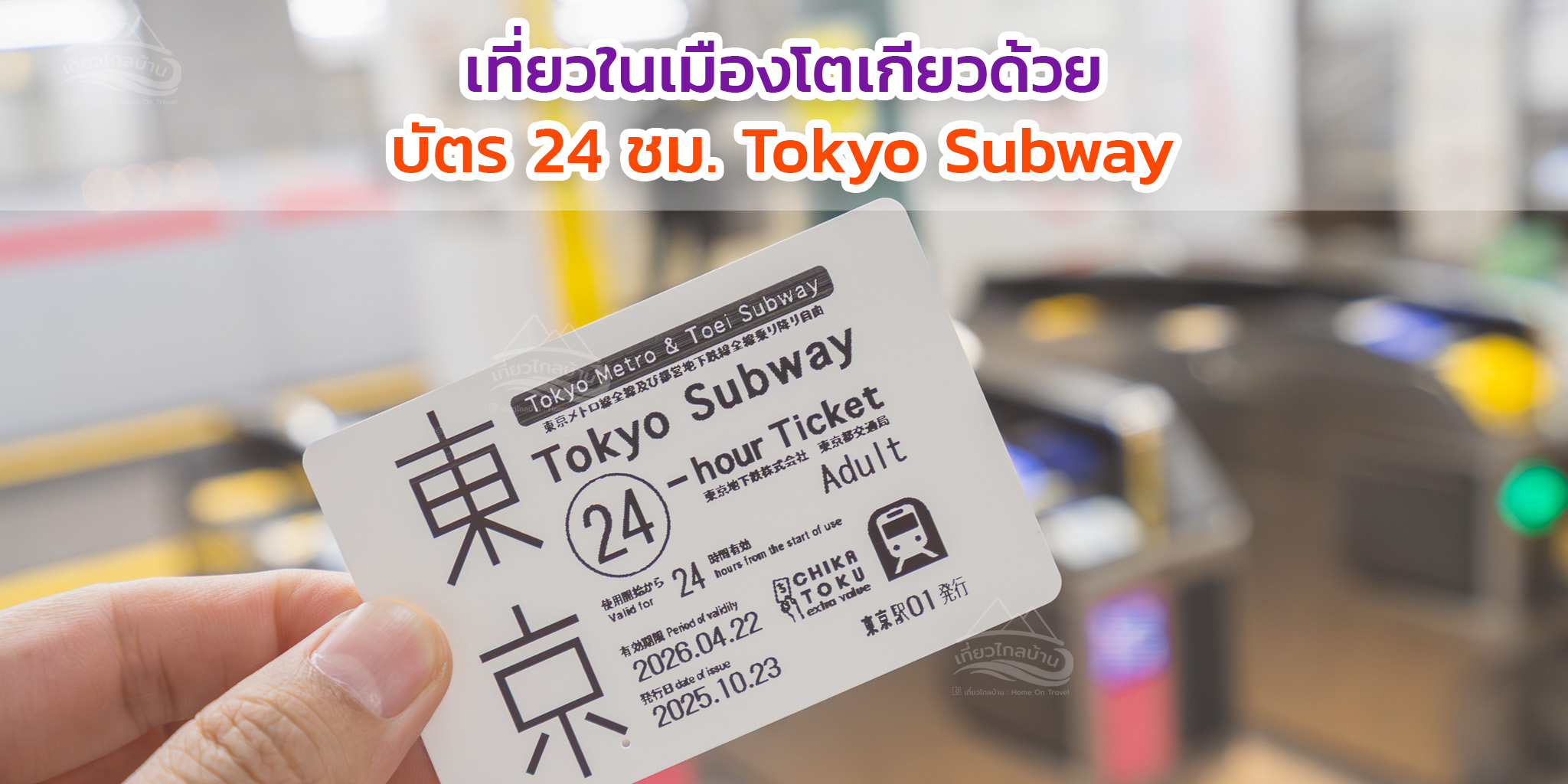 tokyo subway ticket