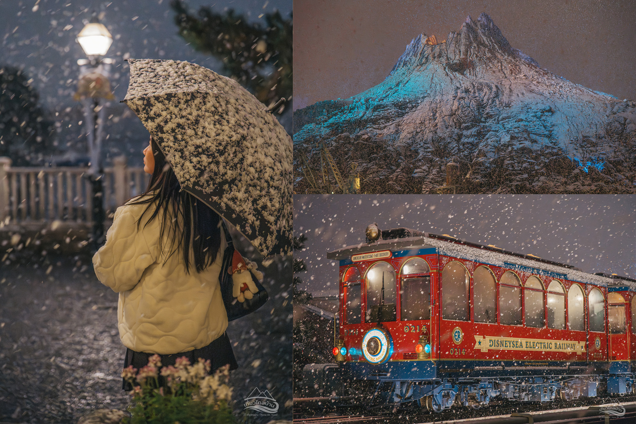 disneysea snow day