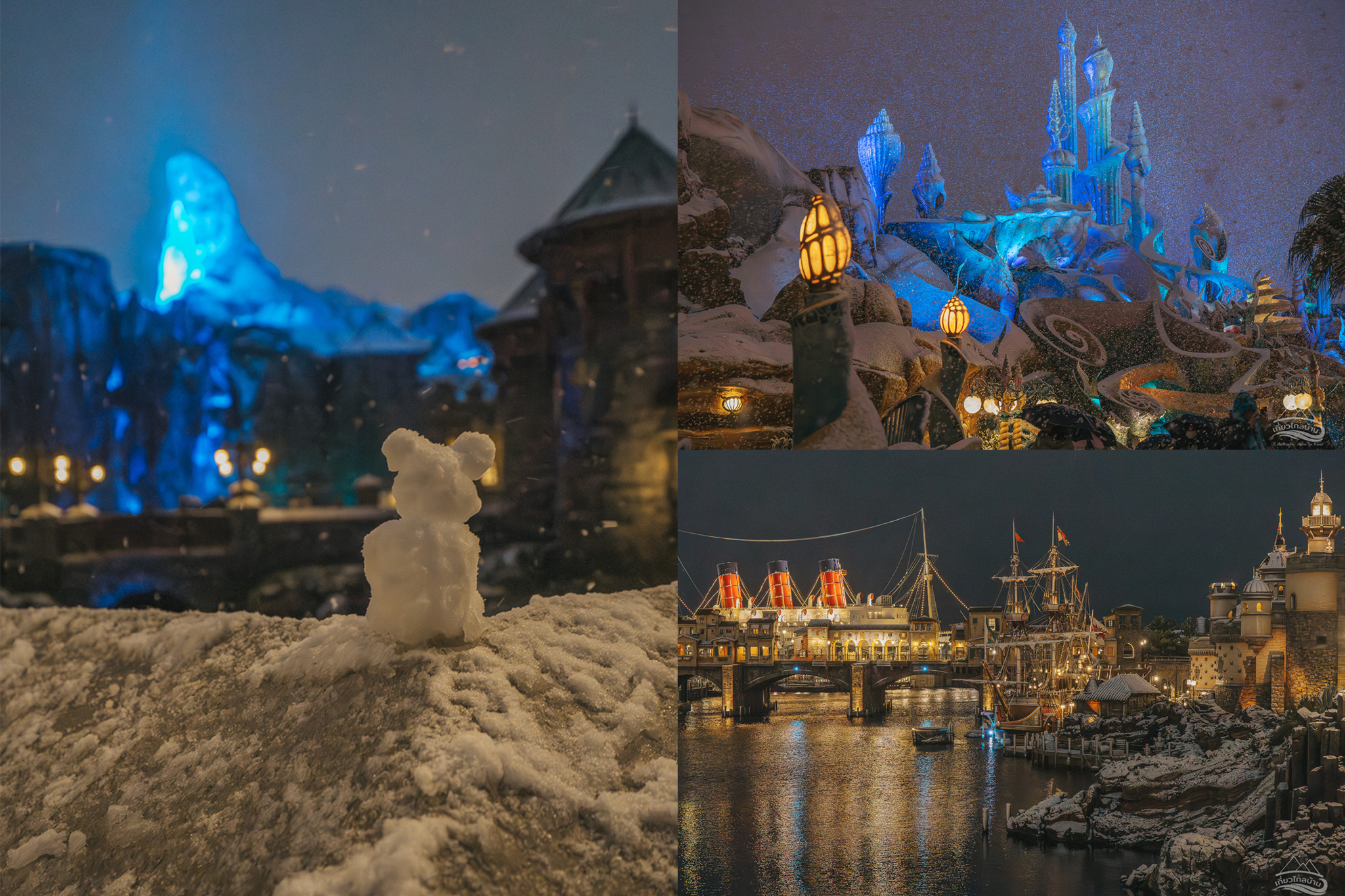 disneysea snow day