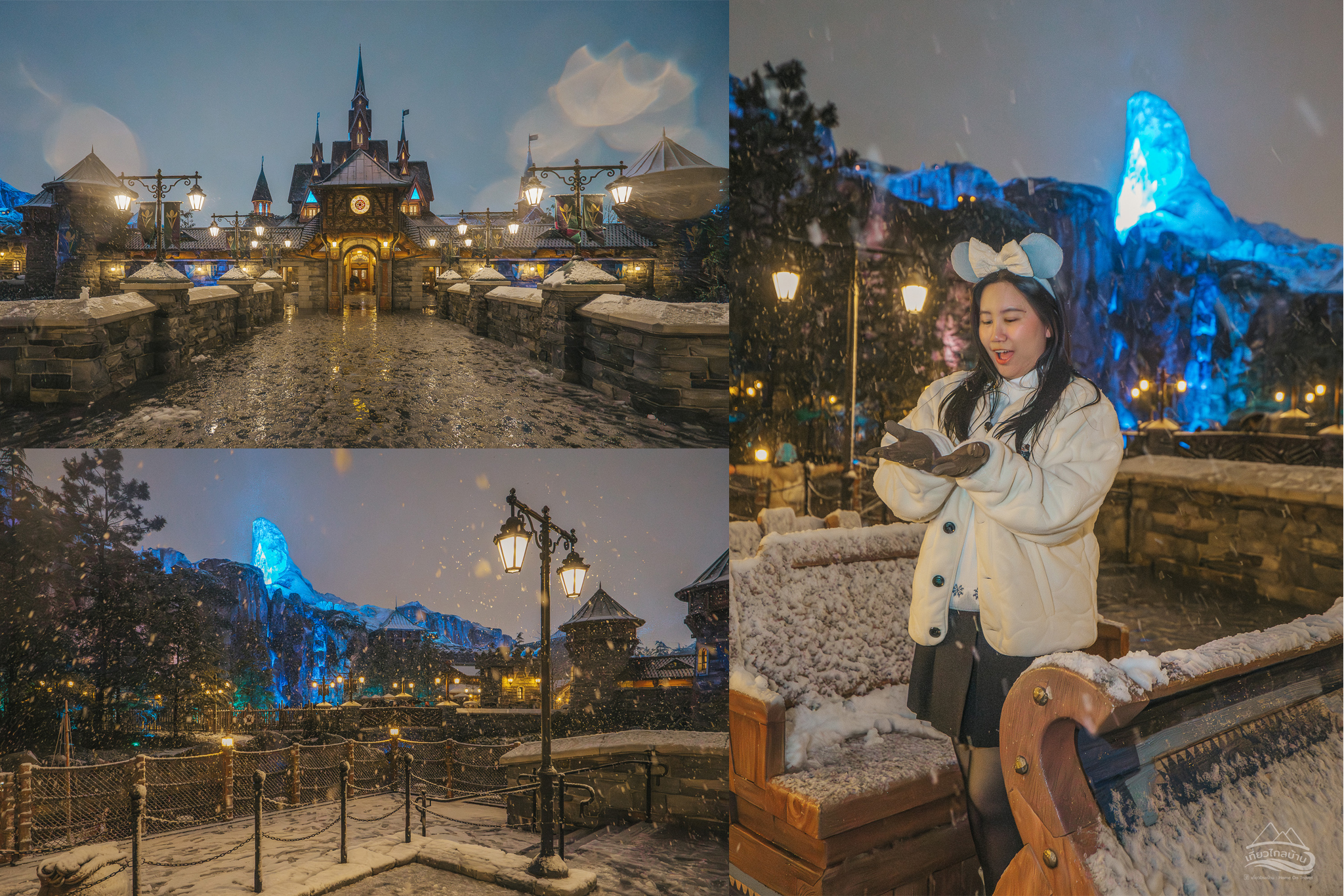 disneysea snow day
